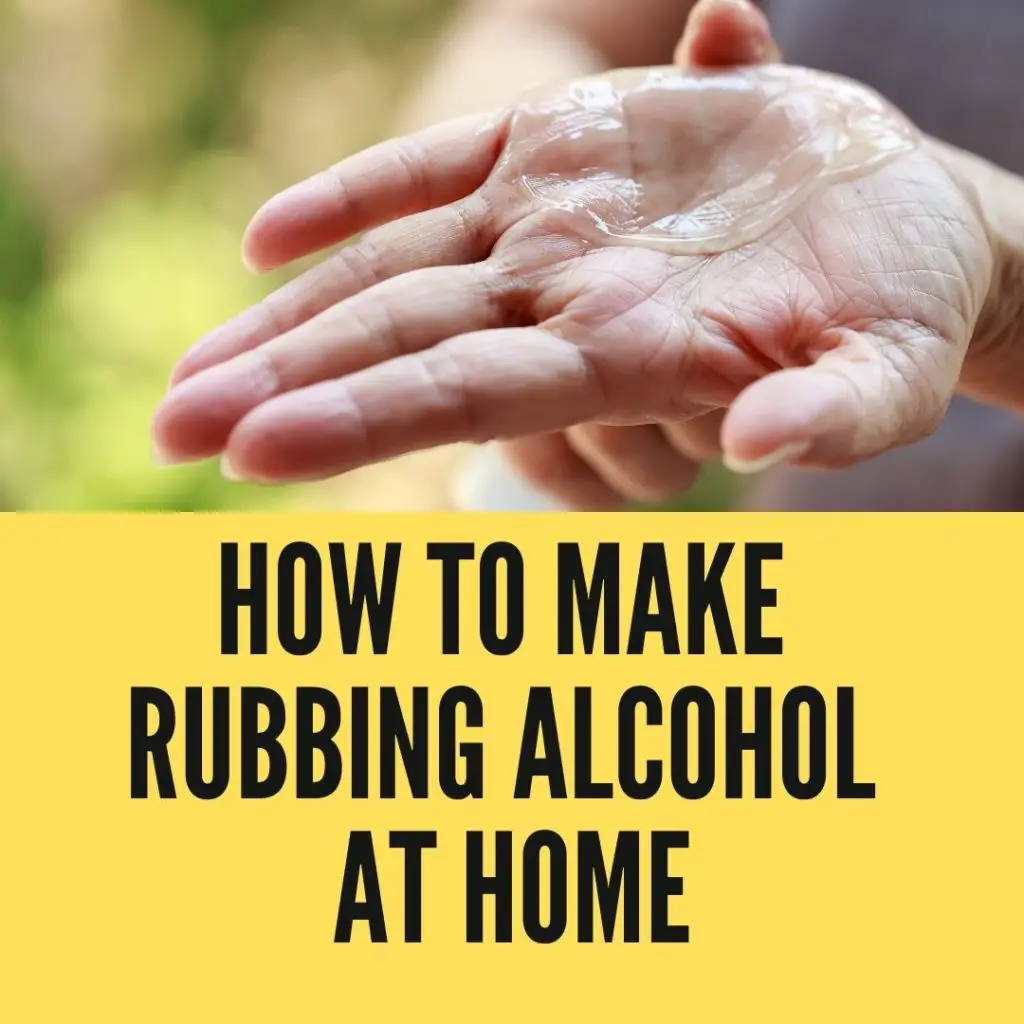 How To Make Your Own Rubbing Alcohol At Home
