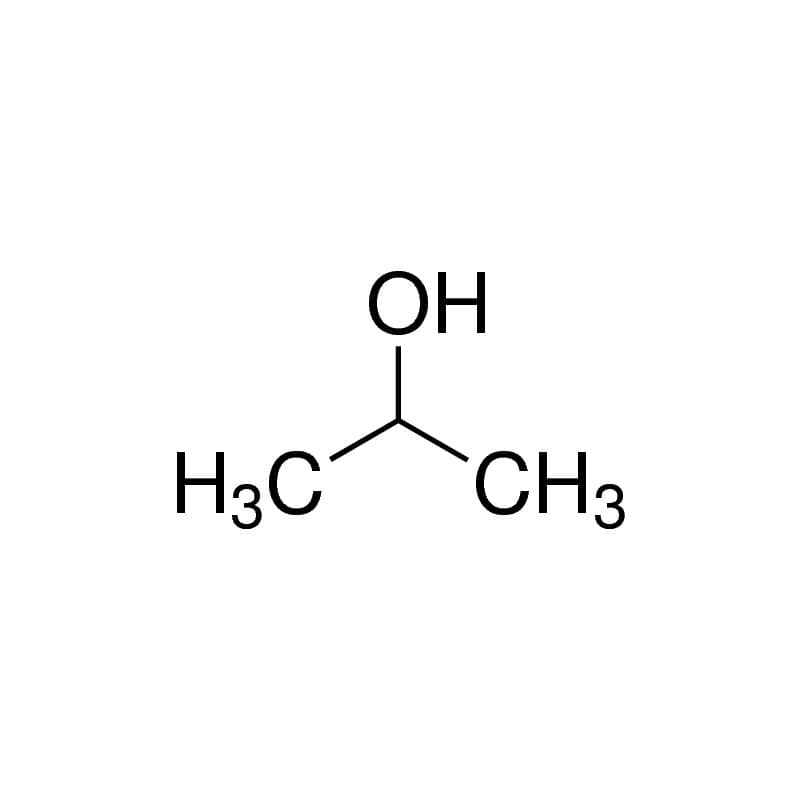 isopropyl alcohol structure 