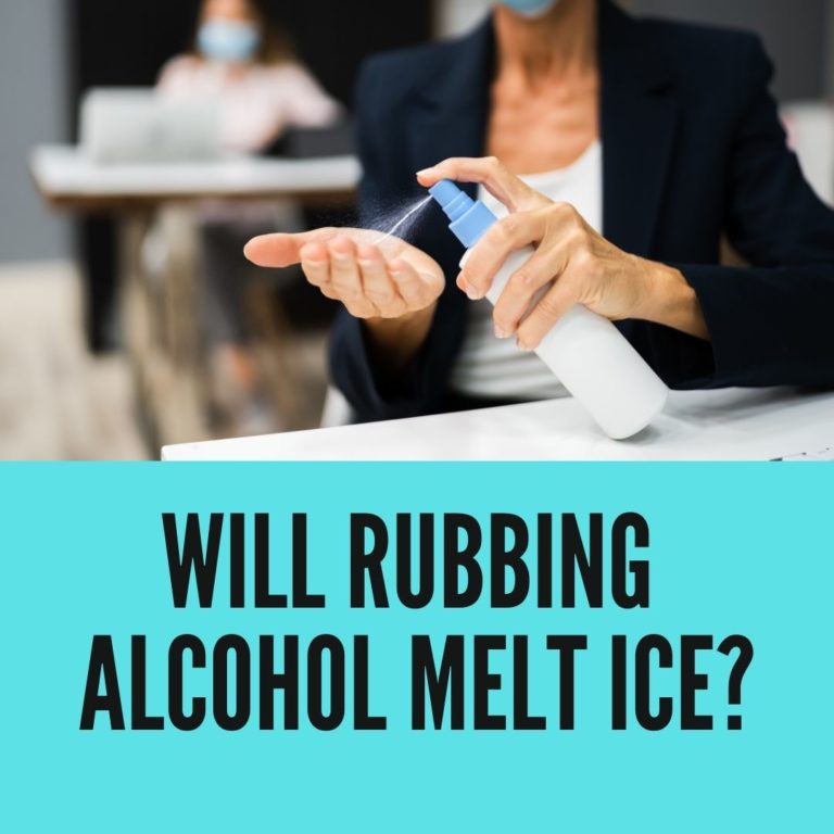 Will Rubbing Alcohol Melt Ice? What Percentage