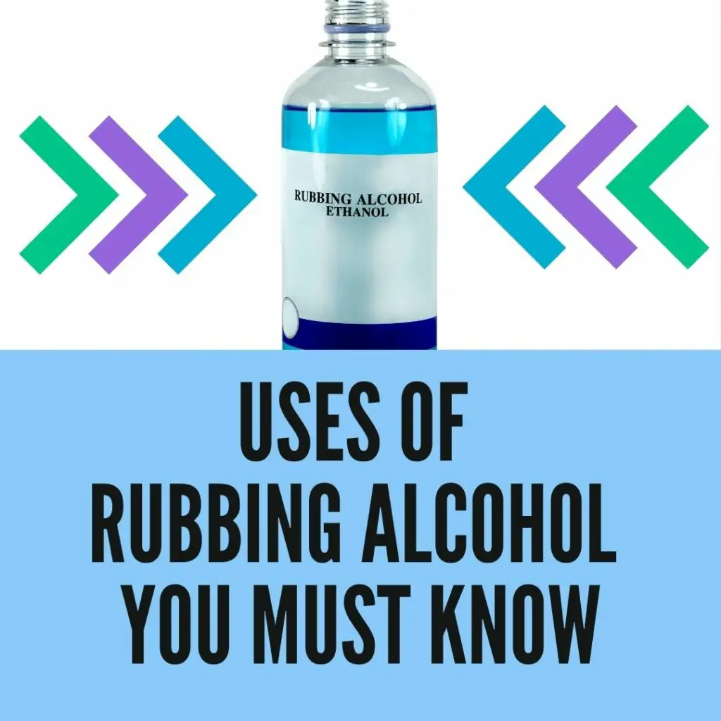 uses of rubbing alcohol
